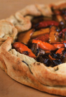 Tart with Peppers and Mushrooms